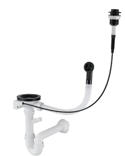 Сифон для мойки GranFest 13PB2-P2  павт  черн